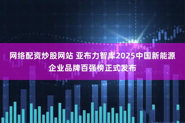 网络配资炒股网站 亚布力智库2025中国新能源企业品牌百强榜正式发布